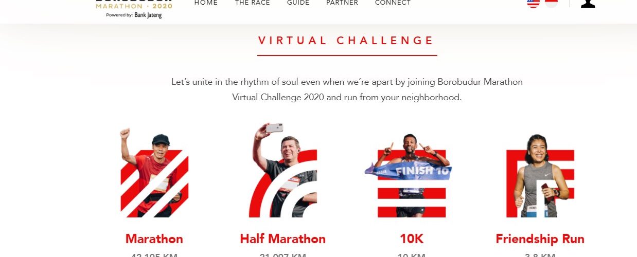 Virtual Run Borobudur Marathon
